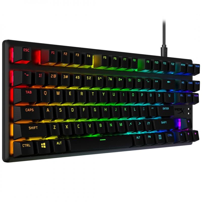 Tastatura Mecanica Gaming HyperX Alloy Origins Core PBT, RGB, USB, Negru — miniatură