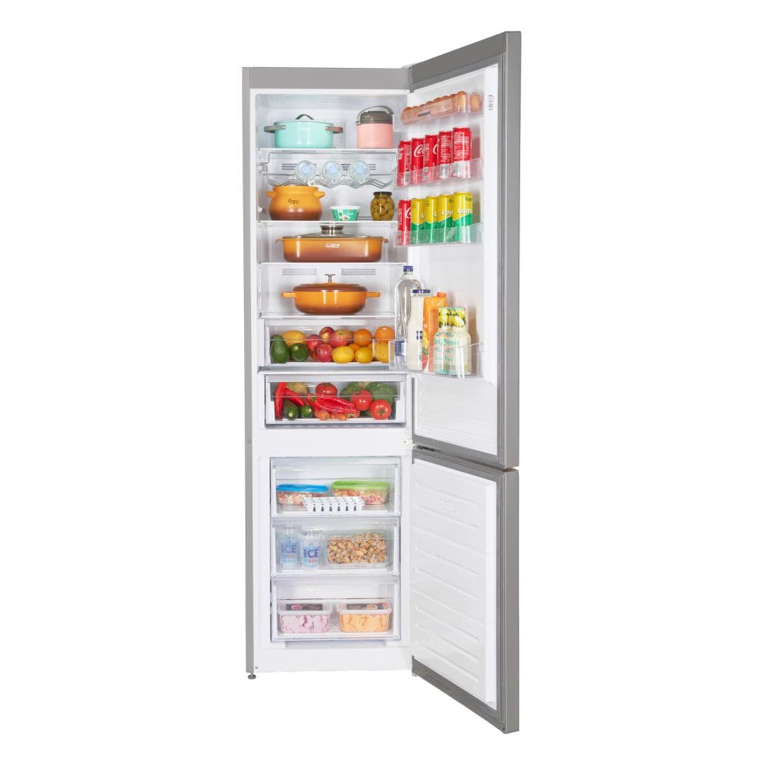 Combina frigorifica HEINNER HCNF-V366SE++, No Frost, 366 l, Clasa E, Argintiu — miniatură