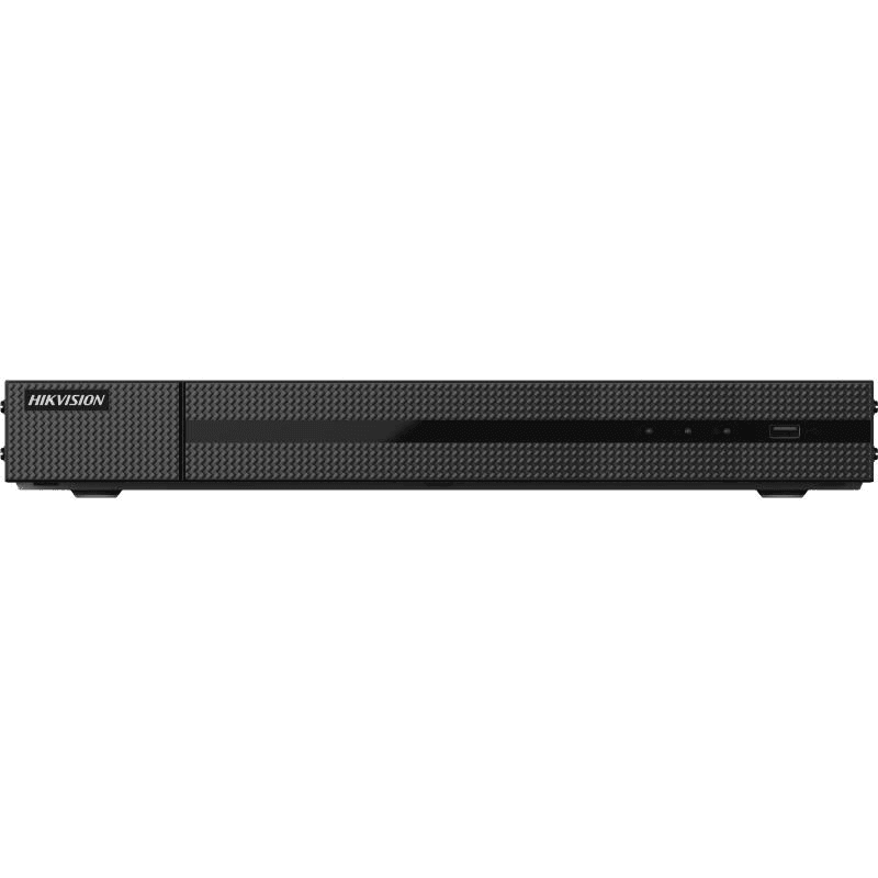 NVR HiWatch 8 canale HWN-5208MH-8P(D), 2-ch@12 MP or 3-ch@8 MP or 6-ch@4 MP or 12-ch@1080p, iesiri: HDMI/VGA, 2x SATA max 10TB pe HDD, AI by Device: Facial recognition, perimeter protection, motion detection 2.0; AI by Camera: Facial recognition, perimeter protection, throwing objects from building