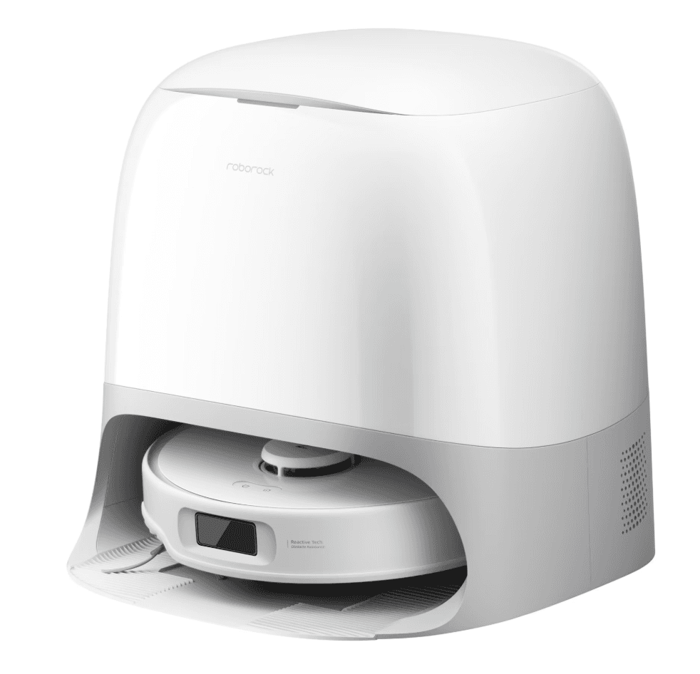 Roborock Qrevo Curv 5A1 QRCS02-00, 18500 PA, tehnologie HyperForce, sistem Dual Anti-Tangle, dock multifunctional 3.0, autocuratare cu apa fierbinte