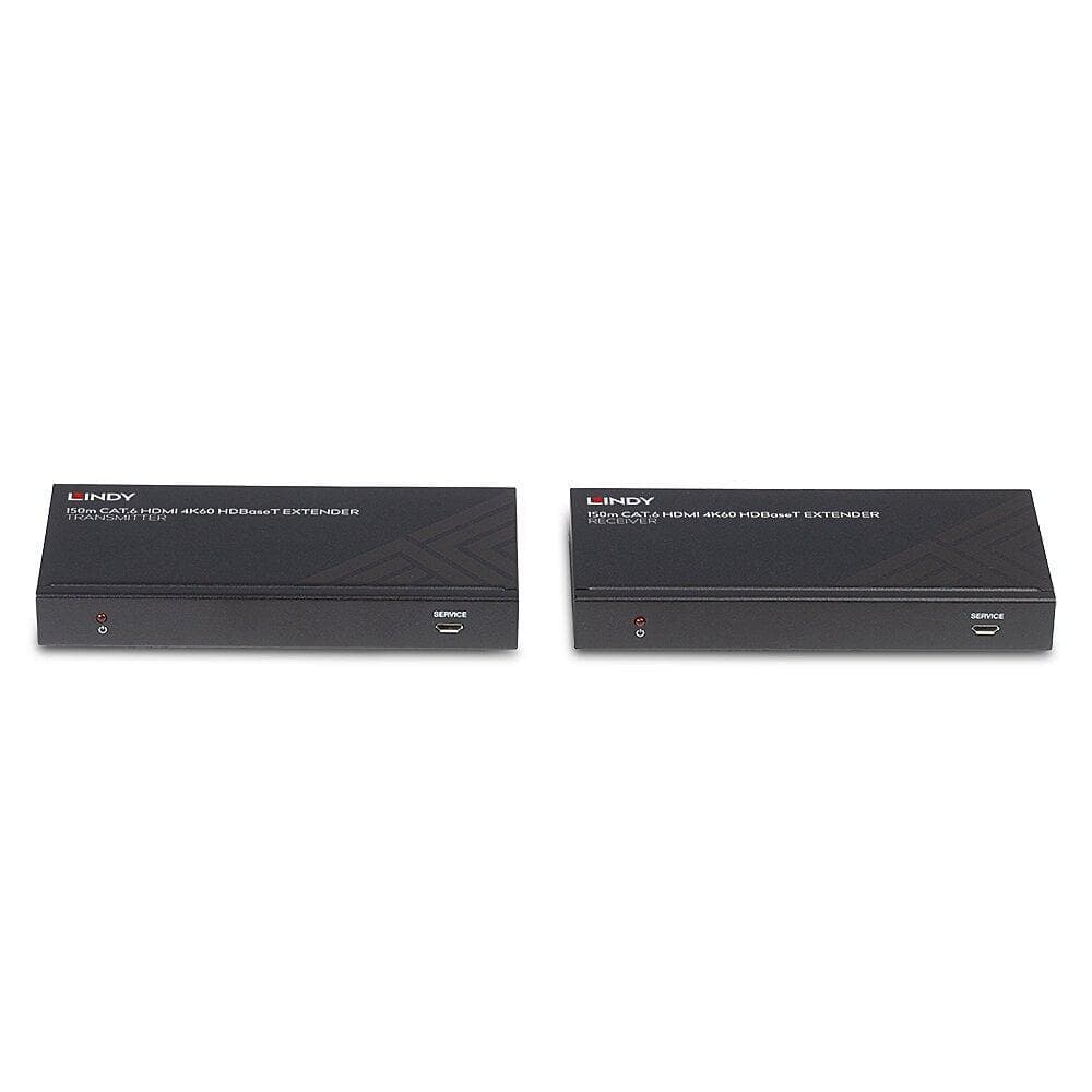 Lindy 150m Cat.6 HDMI 4K60, IR & RS-232 HDBaseT Extender Description Distributes HDMI resolutions up to 150m over Cat.6 network cable via HDBaseT & Long Reach technology Supports HDMI 18G resolutions up to 4K 3840x2160@60Hz 4:4:4, with additional support for HDR RS-232, CEC pass-through and — miniatură