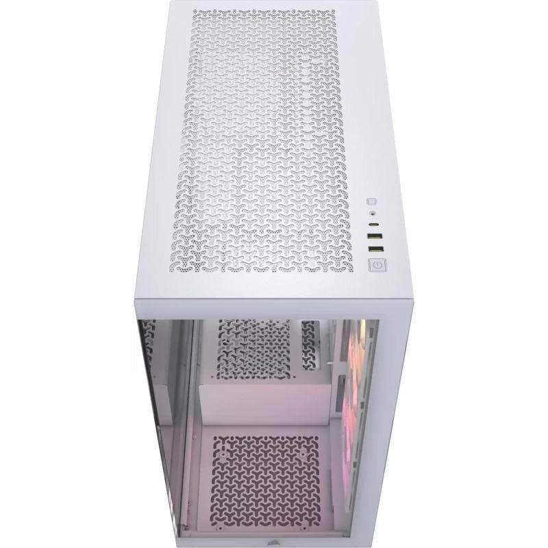 Carcasa CORSAIR 3500X ARGB, RGB, Mid Tower, White — miniatură