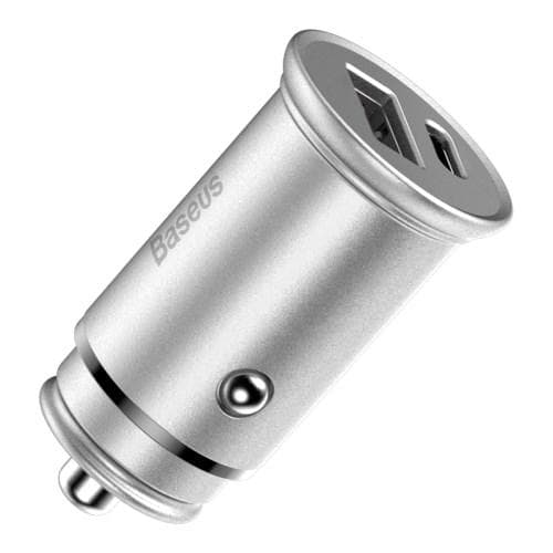 Incarcator Auto BASEUS Square QC, 30 W, 2 porturi, Negru