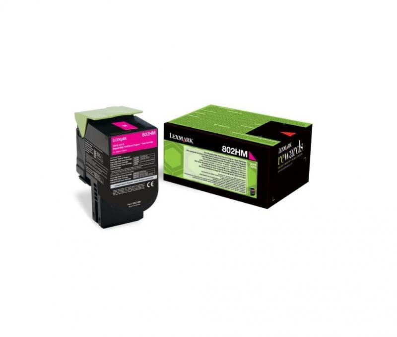 Toner Lexmark 802HM, Magenta
