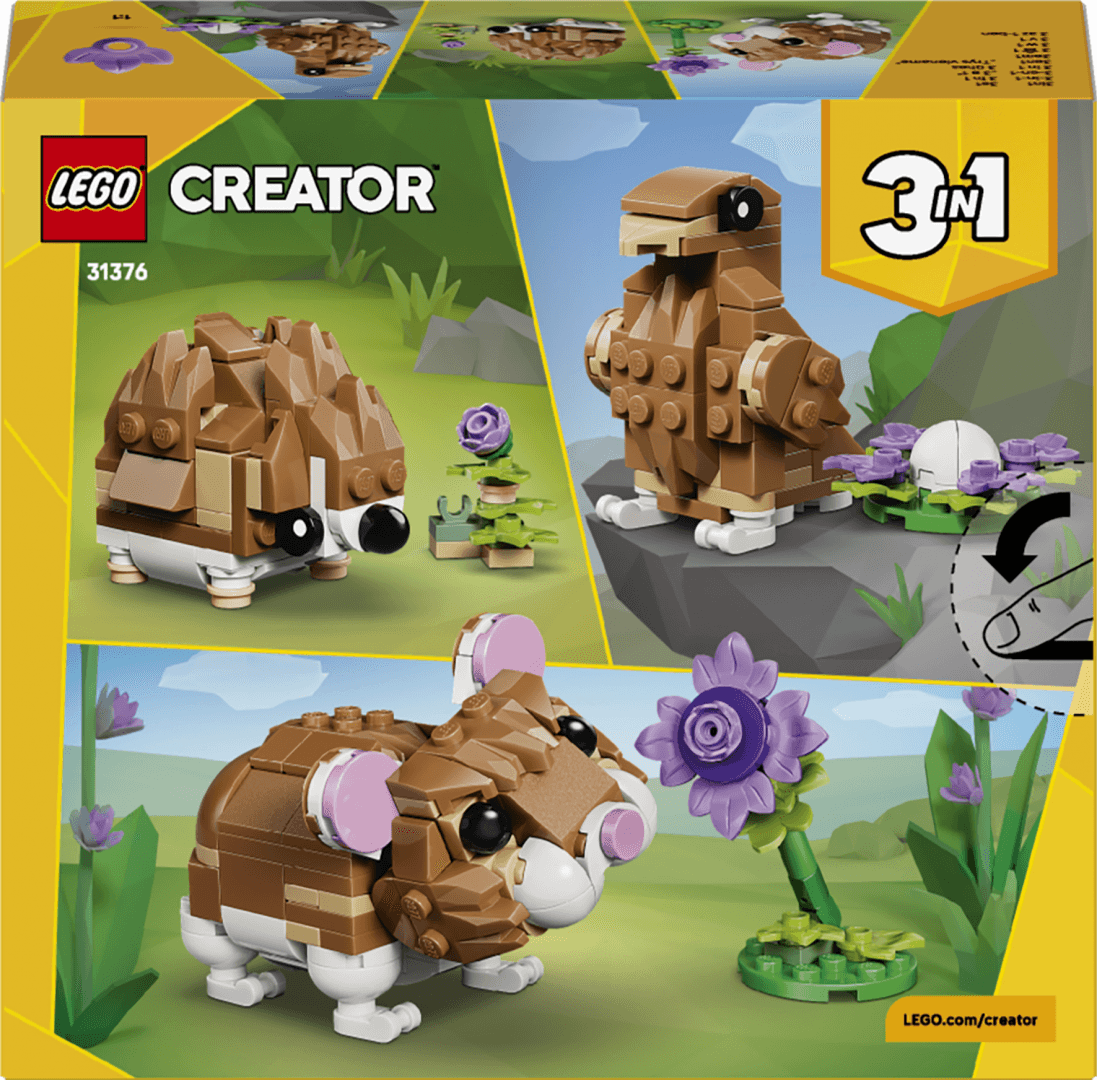 HAMSTER ADORABIL CU O FLOARE LEGO31376 — miniatură