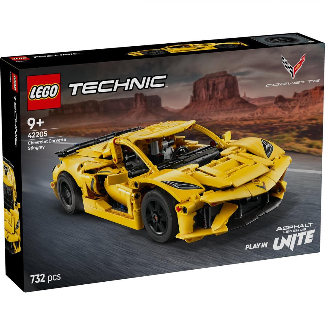 CHEVROLET CORVETTE STINGRAY, LEGO 42205 — miniatură