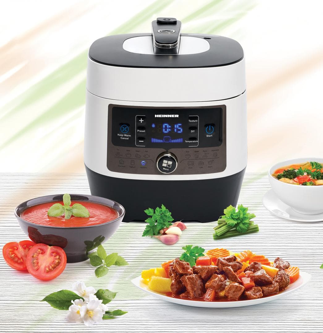 MULTICOOKER CU PRESIUNE HEINNER HPCK-6WH — miniatură