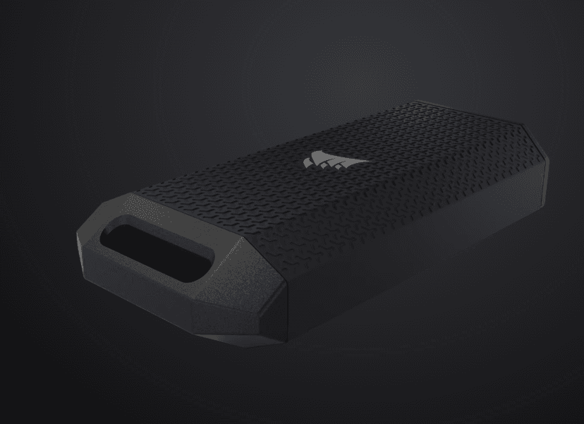 SSD extern CORSAIR EX400U, 4 TB, USB4, Negru