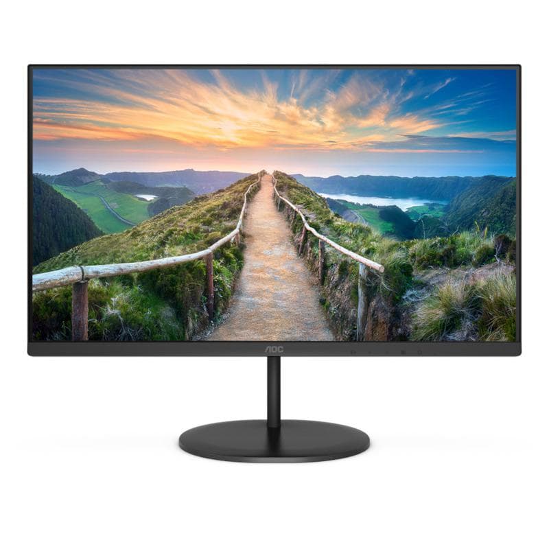 Monitor Consumer AOC Q24V4EA, 23.8", 2560 x 1440 pixeli, Black