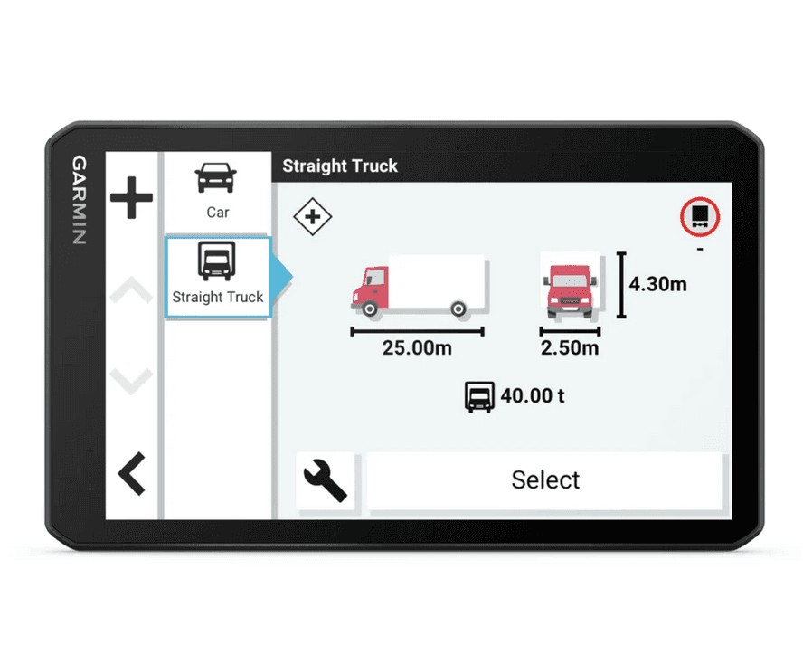 GPS Garmin LGV710 7", rezolutie 1024 x 600, IPS, autonomie 2 ore, suporta microSD, 16GB intern — miniatură