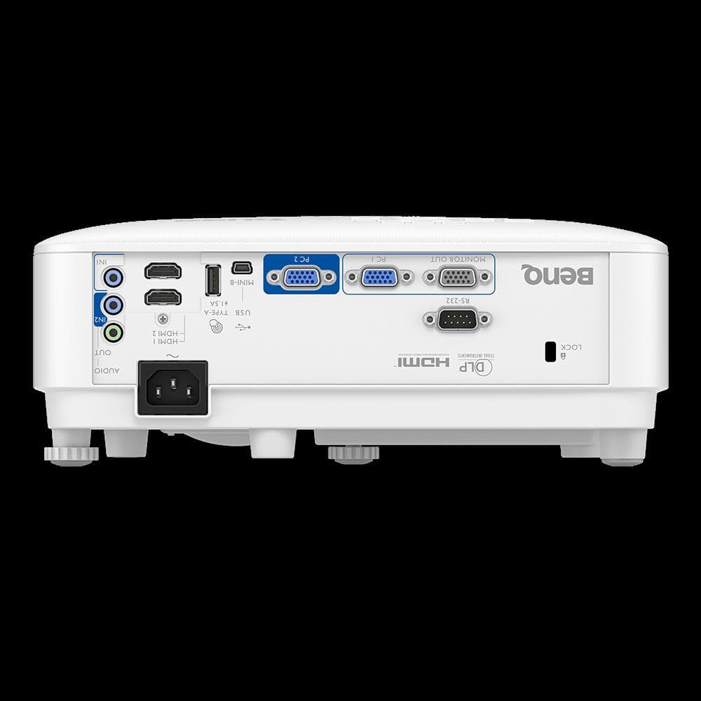 Videoproiector BenQ MX808STH, XGA (1024x768), 3.600 lumeni, 4:3/ 16:9/ 16:10, 20.000:1, lampa 6.000 ore/ 15.000 ore ecomode, zoom fix, 2* D- sub, 2* HDMI, USB Type A, USB Type Mini B, RS232, boxa 10W, audio in/ out, telecomanda cu baterii incluse, suport perete WM06G3+ PointWrite PW03+ FingerTouch — miniatură