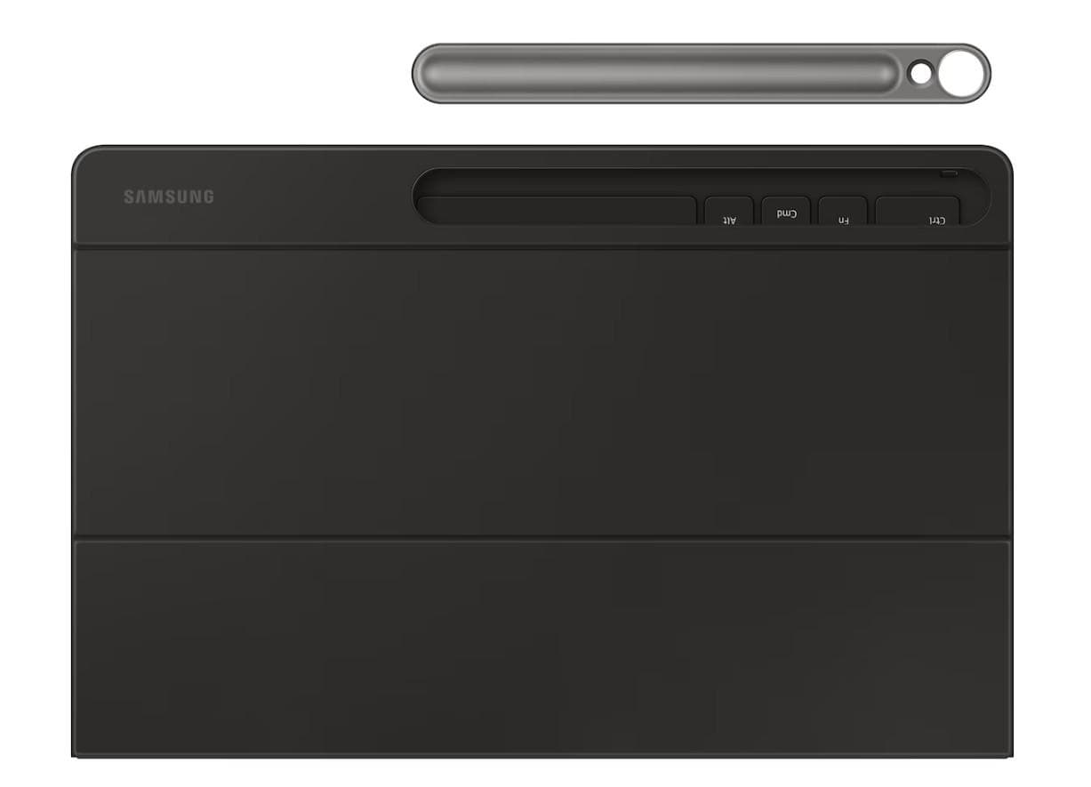 Samsung TAB S10+ FE Book Cover Keyboard Slim (with Pen compartment) Black — miniatură