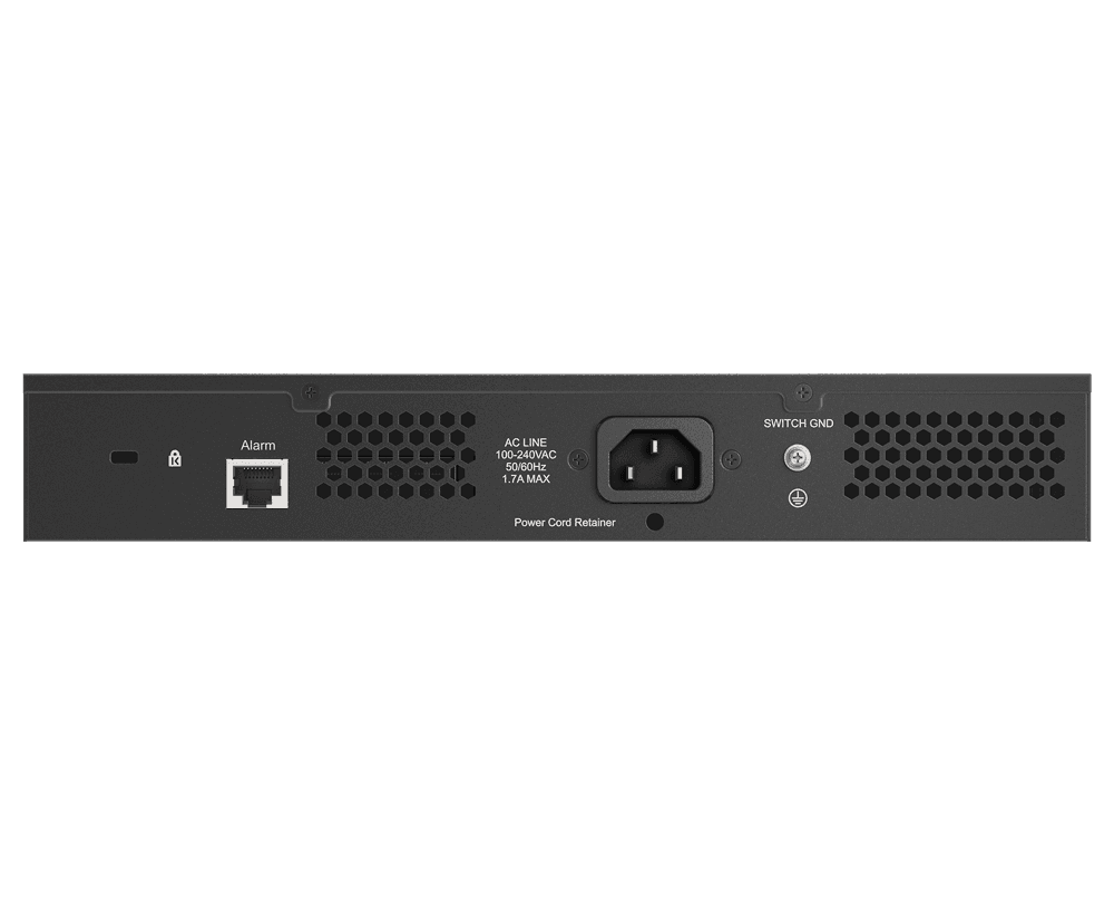 D-Link Switch DSS-200G-10MP, 8 porturi Gigabit POE, 2X SFP 1000Mbps, Capacitate switch: 20Gbps, FW Rate: 14.88Mbps, POE Budget:130W, 30W/port, Dimensiuni: 280 x 180 x 44 mm, Greutate: 1.55kg, Consum: 160.2 W (PoE on) ; 9.63 W (PoE off). — miniatură