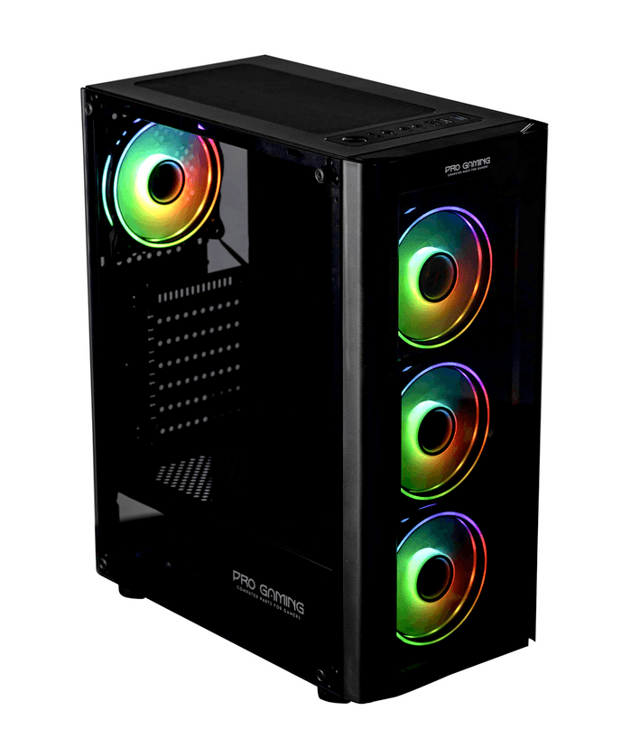 Carcasa PRO GAMING BLAZE, RGB, Mid Tower, Black