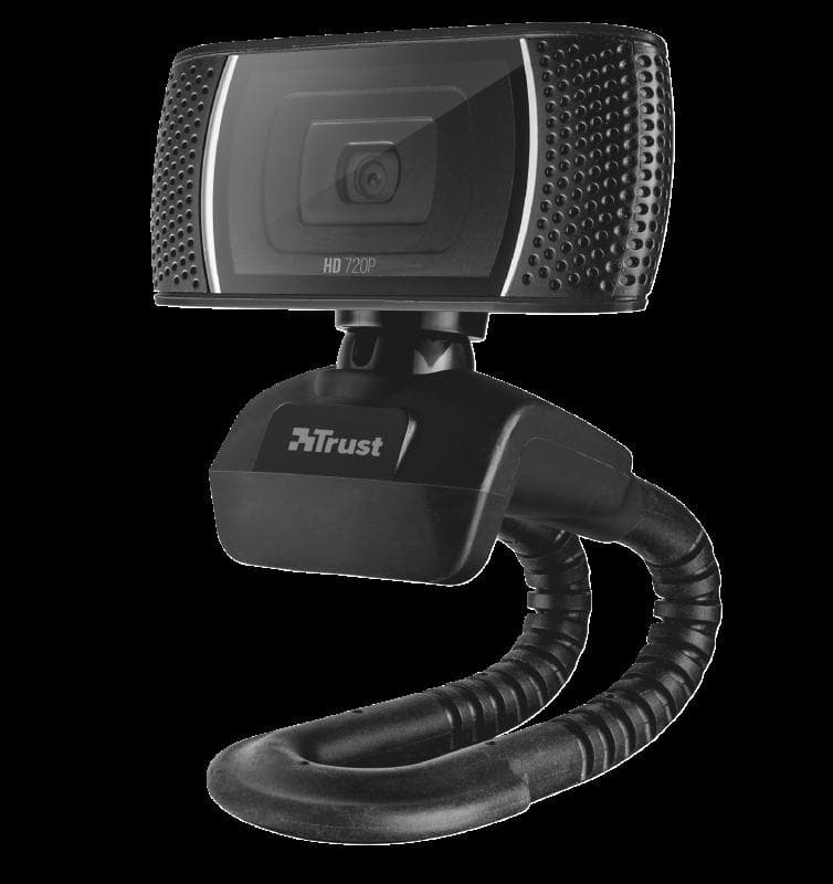 Camera Web Trust Trino, rezolutie video HD, USB 2.0, Negru — miniatură