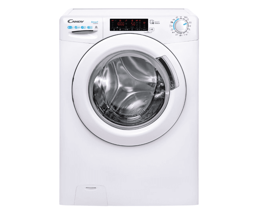 Masina de Spalat cu Uscator Candy CSWS 485TWME/1-S S Inv., 8+5kg, 1400, DA, BPM, MPS, BIG TOUCH, NFC, Steam, WHITE+white