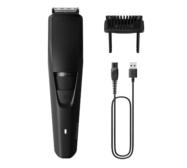 Aparat de tuns barba PHILIPS Seria 3000 BT3234/15, Lame din otel inoxidabil cu ascutire automata, 0.5-10mm, Utilizare fara fir, 60 min, Negru, L x A x I (mm) 71x142x225 — miniatură