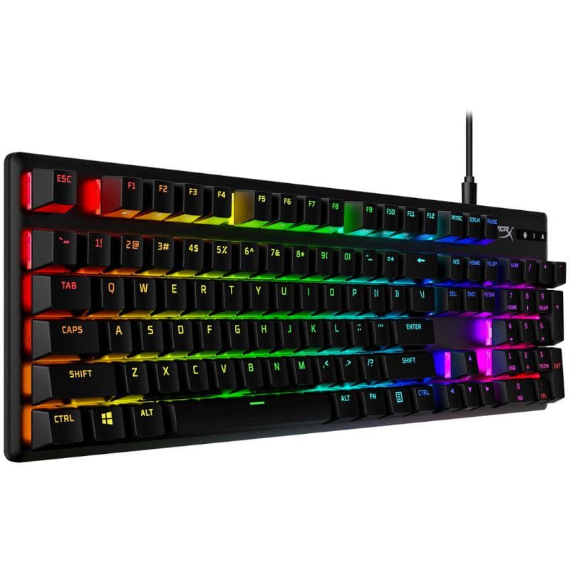 Tastatura Mecanica Gaming HyperX Alloy Origins PBT, RGB, USB, Negru — miniatură