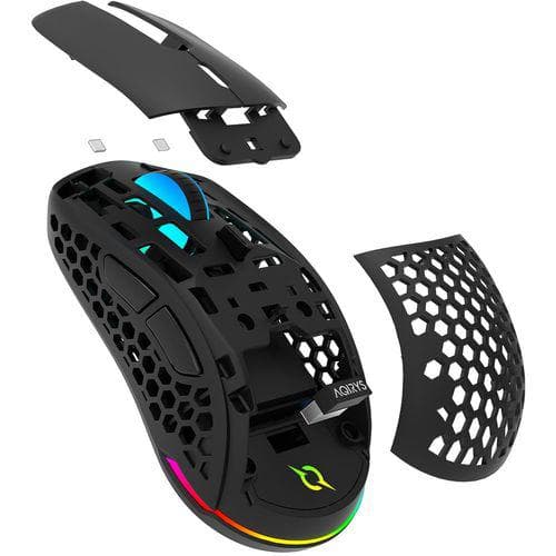 Mouse Gaming Wireless AQIRYS T.G.A., 19000 dpi, Multicolor — miniatură