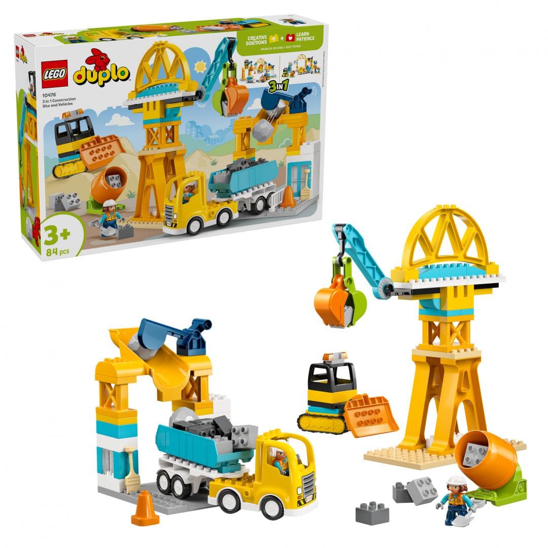 SANTIER SI VEHICULE DE CONSTRUCTII LEGO10476