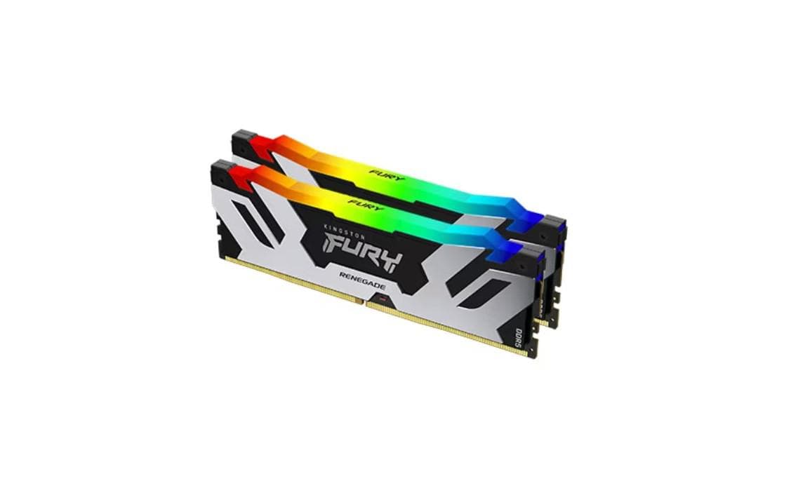 Memorie RAM Kingston FURY Renegade White RGB, 32GB DDR5, 7200MHz, CL38