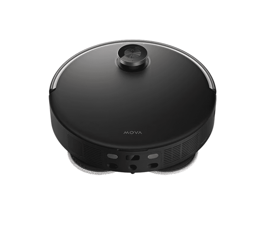 Aspirator robot cu mop Mova V50 Ultra Complete RLV72LE-1, 24.000Pa, 6400mAh, 220min, Advanced AI SmartSight, statie colectare inteligenta, negru — miniatură