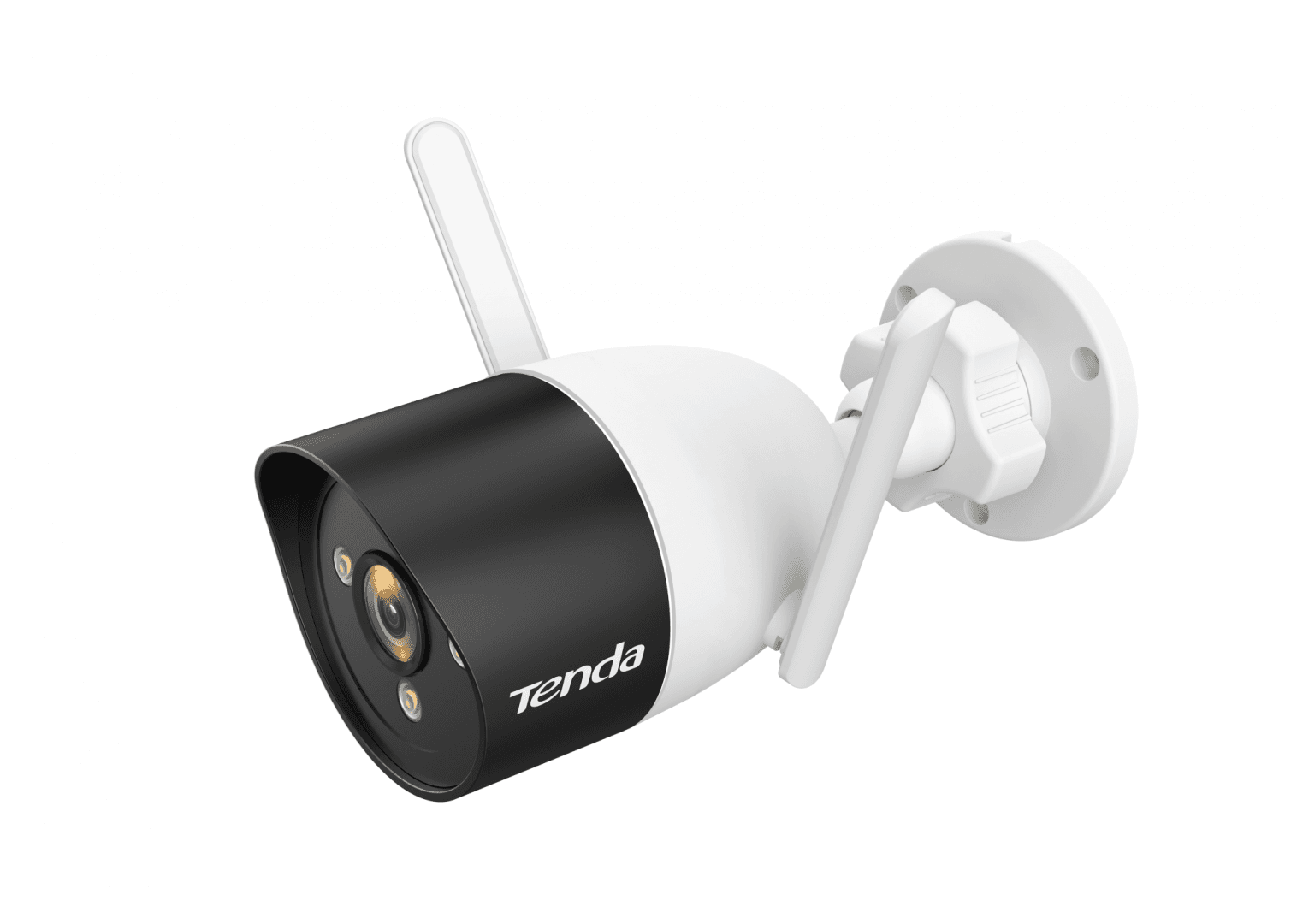 Tenda RT3-WCA Cameră supraveghere Wi-Fi de exterior 1080P, Obiectiv: 4 mm @ F1.6, slot card Micro SD (până la 256 GB), 2 antene externe, Dimensiuni: 72 x 175 mm, Rezolutie: 1920 x 1080, 15fps, H.264, Standarde wireless: IEEE 802.11b/g/n @ 2.4 GHz, 300 Mbps, IR: 30m, Alimentare: CC 12V, 1A, Port — miniatură