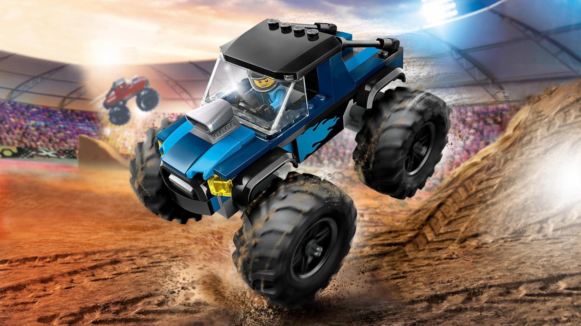 MONSTER TRUCK ALBASTRU, LEGO 60402 — miniatură