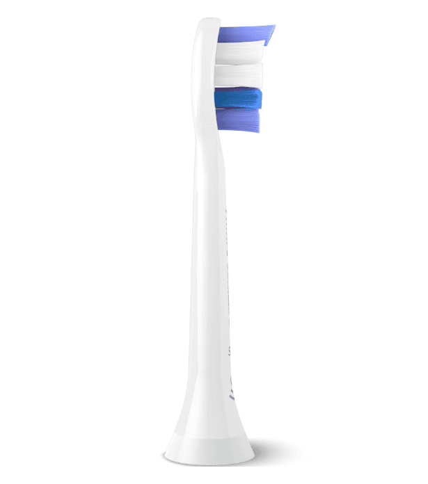 Rezerve PHILIPS Sonicare Sensitive HX6052/87, Pachet de 2 capete de periere, Standard, Click-on, Sincronizarea modurilor BrushSync, Alb, L x A x I (mm) 25.7x60x230.5 — miniatură