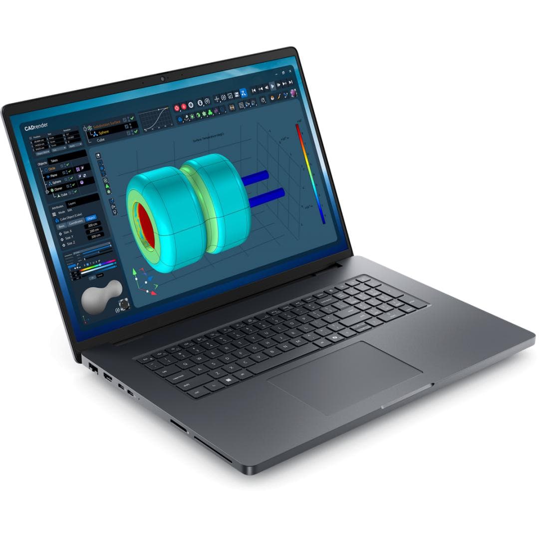 Laptop Business DELL Pro Max 18 Plus, cu procesor Intel Core Ultra 9 285HX, 18'' IPS, 64 GB DDR5, 4 TB, NVIDIA RTX PRO 3000 Blackwell, 12GB GDDR7, Windows 11 Pro — miniatură