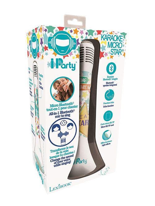 MICROFON PENTRU KARAOKE SLIM CU DIFUZOR, IPARTY, LEXIBOOK — miniatură