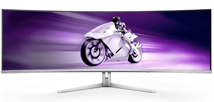 Monitor Consumer Philips Evnia 8000 49M2C8900/00, 48.8", 5120 x 1440 pixeli, White — miniatură