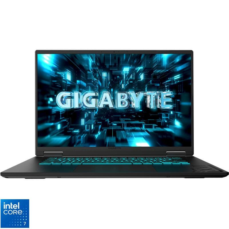 Laptop Gaming GIGABYTE A16 Pro, cu procesor Intel Core 7 240H, 16'' IPS, 32 GB DDR5, 1 TB SSD, NVIDIA GeForce RTX 5080 16GB GDDR7, Fara OS