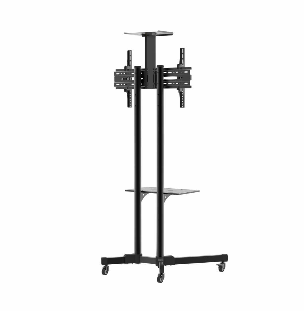 Stand TV Mobil Serioux TV109, Reglabil, 32-70'', VESA 600x400mm, suporta pana la 50kg, negru — miniatură