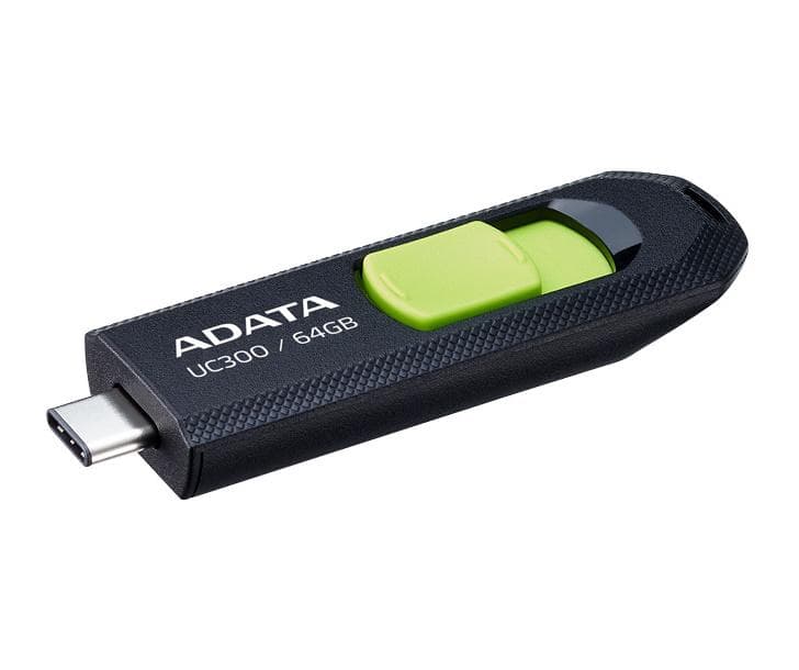 Memorie USB ADATA UC300 64 GB, USB Type-C, Negru — miniatură