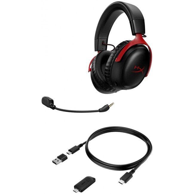 Casti Gaming Head-band HyperX Cloud III Wireless, Wireless/Wired, noise-canceling, Multicolor — miniatură