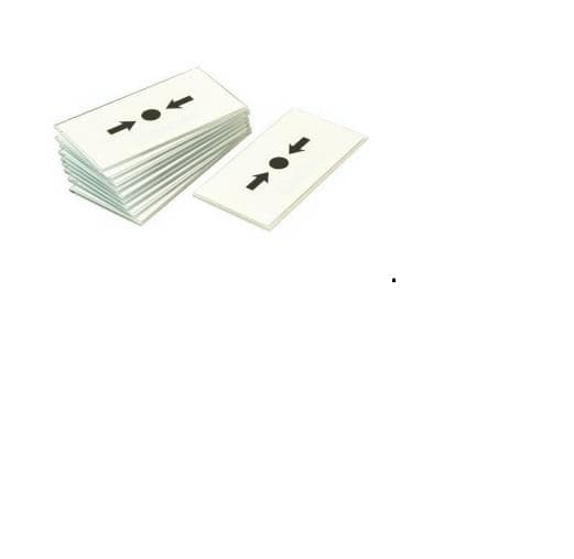 Ecran de protectie din sticla pentru punctele de apel manuale adresabile Morley-IAS.,set de 10 buc; MUS156