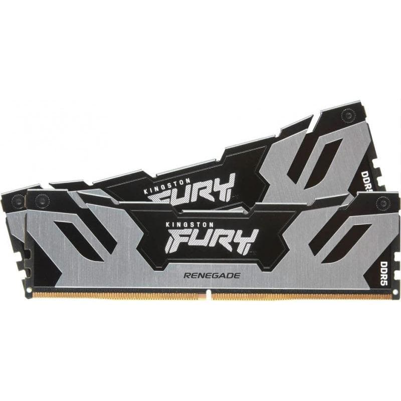 Memorie RAM Kingston FURY Renegade Silver, 32GB DDR5, 6400MHz, CL32