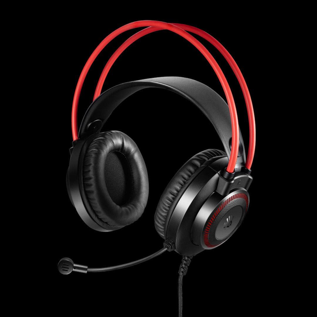 Casti Gaming Head-band A4TECH G200, Wired, Multicolor — miniatură
