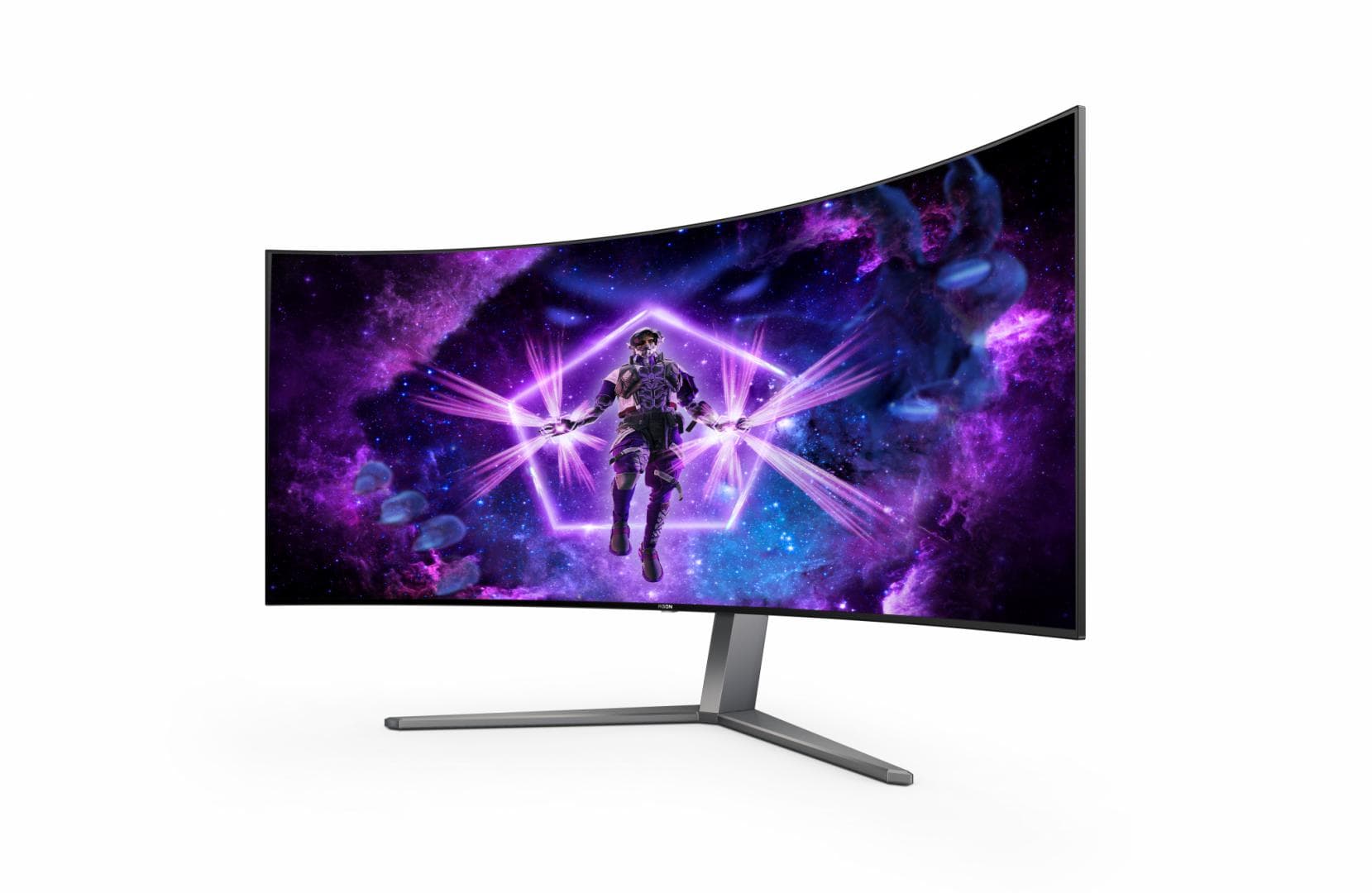 Monitor Gaming AOC AG456UCZD, 44.5", 3440 x 1440 pixeli, Black, Grey — miniatură