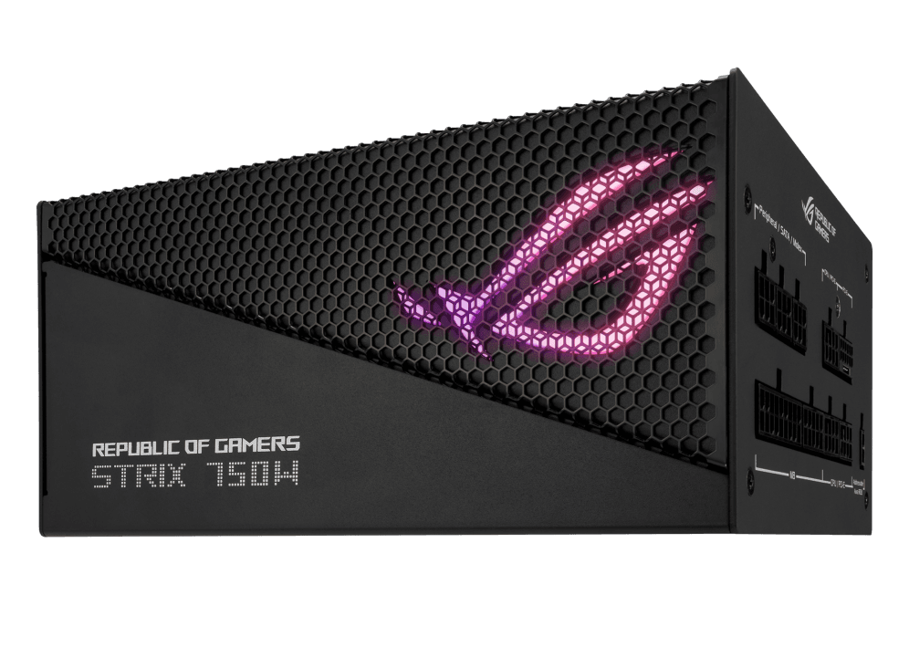 Sursa ASUS ROG Strix 750W Gold Aura Edition, 80 PLUS Gold, RGB, 750 W — miniatură