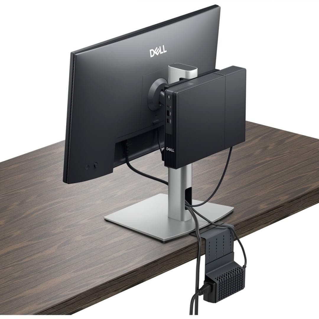 Desktop Business Dell Pro Micro QCM1250 cu procesor Intel Core i5-14500T pana la 4.8 GHz, 16 GB DDR5, 512GB SSD, Intel UHD Graphics 770, Windows 11 Pro, Black — miniatură