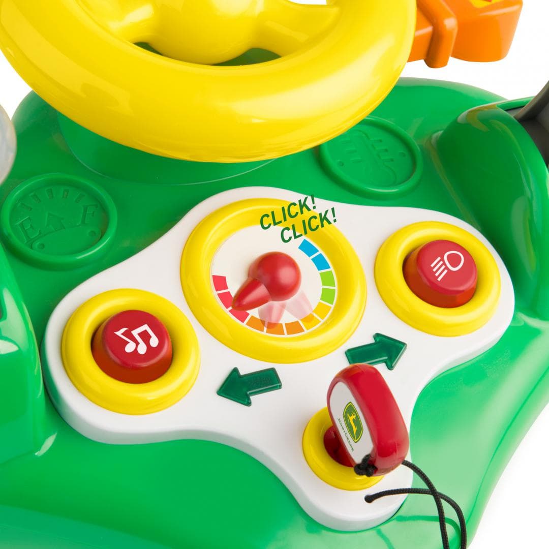 VOLAN DE JUCARIE CU LUMINI SI SUNETE, JOHN DEERE — miniatură