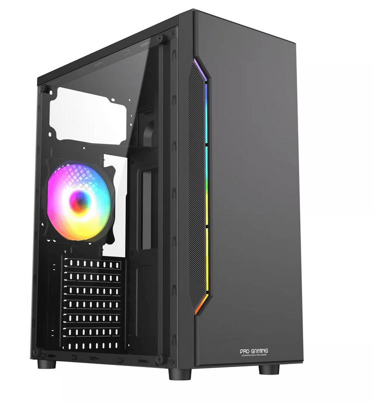 Carcasa PRO GAMING CYBER, Mid Tower, Black