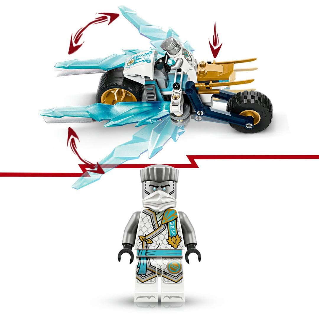 MOTOCICLETA DE GHEATA A LUI ZANE, LEGO 71816 — miniatură