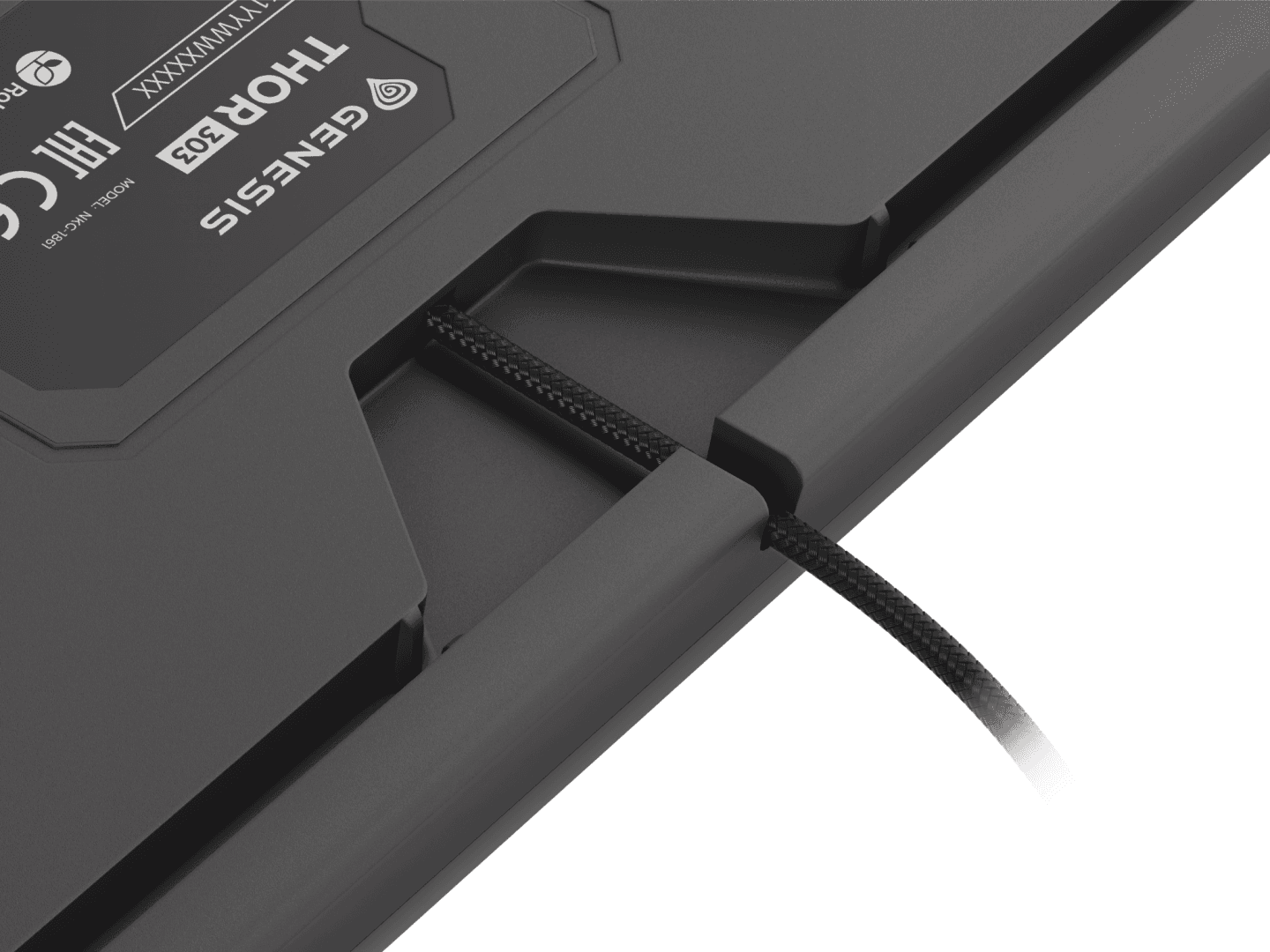 Tastatura Mecanica Gaming Genesis Thor 303, RGB, USB, negru — miniatură