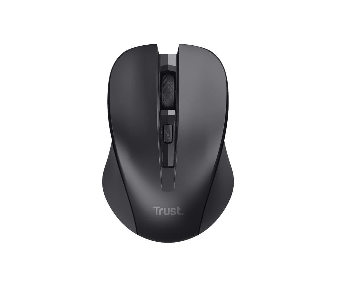 Mouse Wireless Trust Mydo Wireless Mouse, 1800 DPI, Negru — miniatură