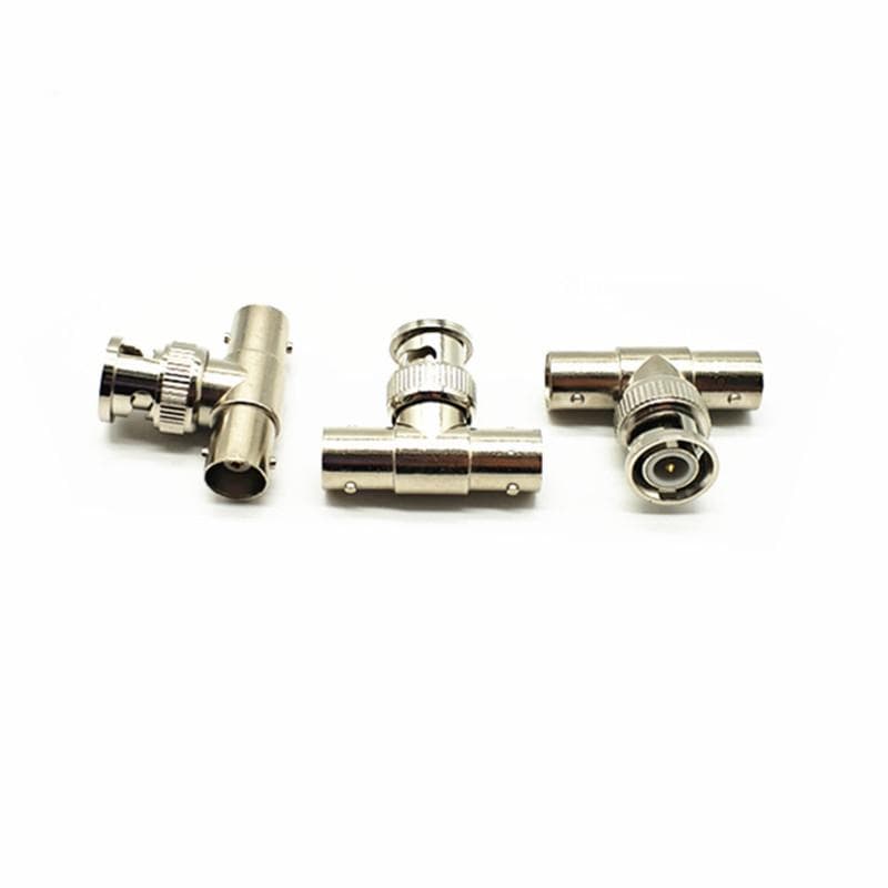 Conector BNC TATA la 2 X conectori BNC MAMA, LN-CTB03A, pachet 10bucati — miniatură