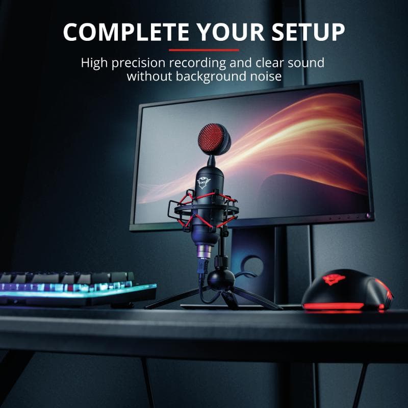 Microfon Trust GXT 244 Buzz, tip Cardioid, USB, Noise Reduction — miniatură