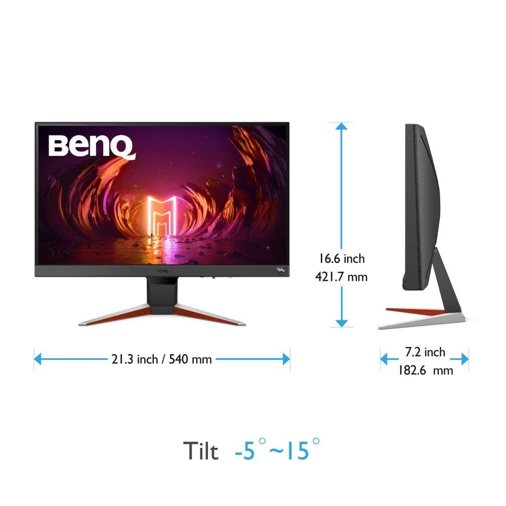 Monitor Gaming BenQ EX240N, 23.8", 1920 x 1080 pixeli, Grey — miniatură